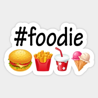 Foodie Funny food lover Gift Sticker